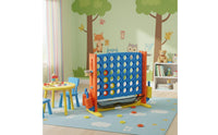 4 in a Row Game Educational Kids Four in a Row Toy Smooth Edges Score Four Game for Parents and Children, Families
