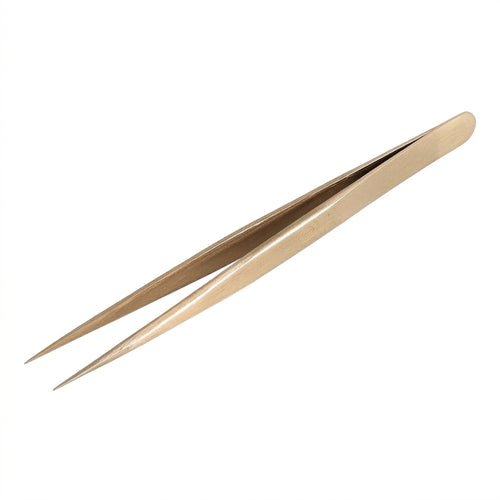 Brass Tweezers Slim Precision Tweezers Lightweight for Jewelers, Hobbyists