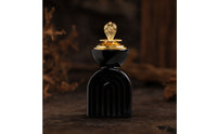 Ceramic Scent Holder with Metal Lid Decorative Ceramic Censer with Metal Cover Tabletop Arch Scent Holder For