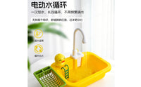 Parrot Bath Tub Duck Decoration Spraying Bath Tub Easy to Clean