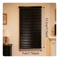 Miniature Window Blind Non-Functional Miniature Window Blind Model Rectangular
