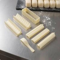 7 Pieces Sushi Press Kit Easy to Use Sushi Press Set Beginner Easy-to-Use Culinary Prep Tool