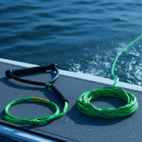 Tangle-Untangled Wakeboard Tow Rope EVA Grip Waterski Handle Rope High Tensile Strength Watersports Equipment Abrasion-Resistant for Wakeboarders, Boating, Lake, River
