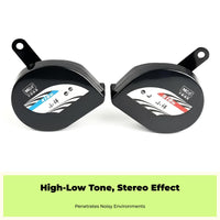 Waterproof 12V horn for vehicles