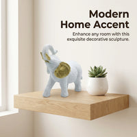 Resin Elephant Statue for Home Decor, Modern Minimalist Animal Figurine, Elegant Resin Elephant Gift - Image 6