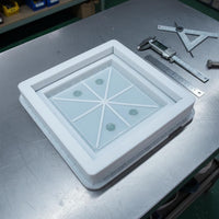 Square Manhole Cover Mold Reusable Construction Formwork for Patio, Driveway