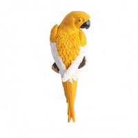 Parrot Wall Sculpture Long Tail Parrot Wall Decor Easy to Hang for Living Room