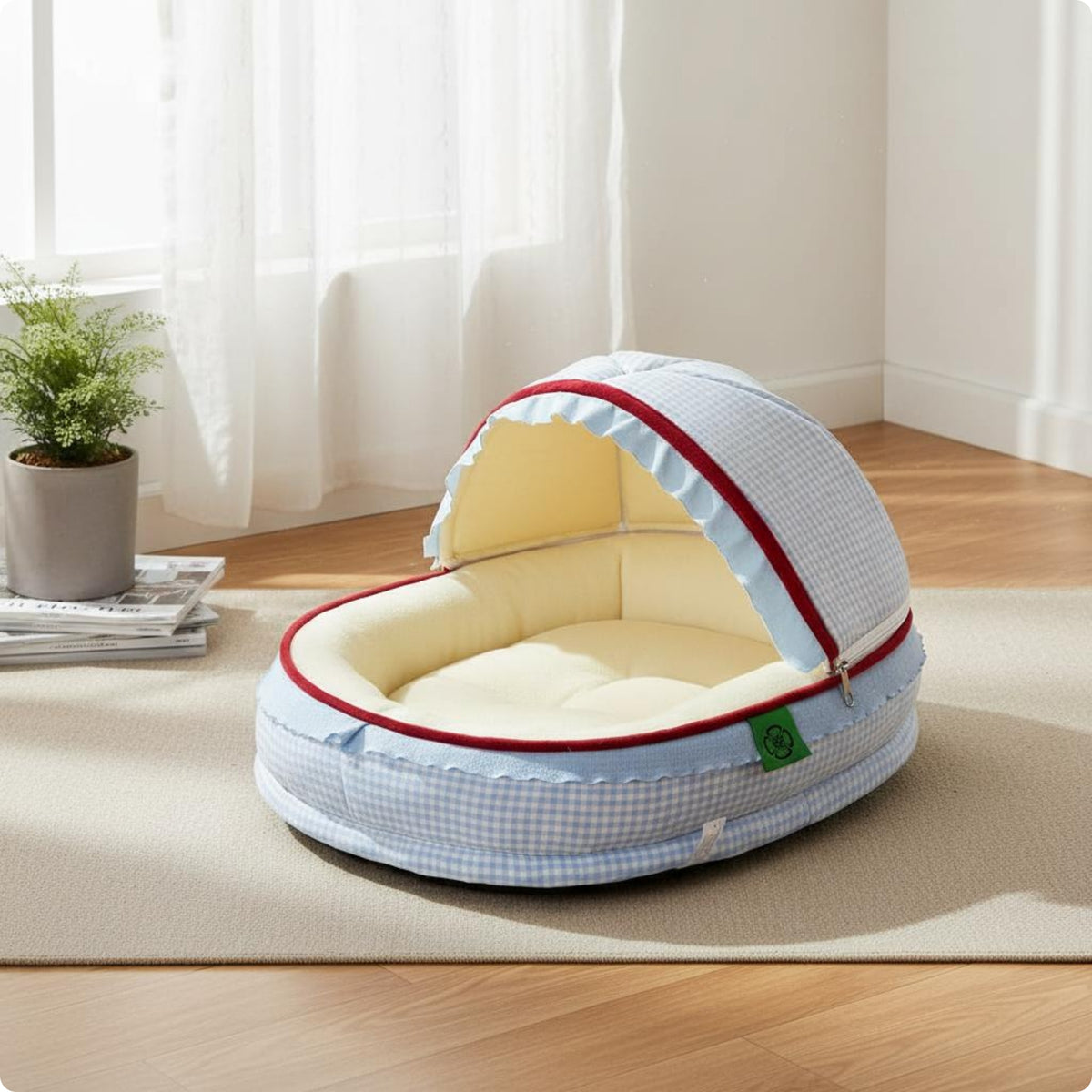Semi Enclosed Cat Bed All Season Semi Enclosed Pet Bed Snug Nest Style Cat Nest for Indoor