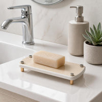Japanese Style Diatomaceous Earth Toothbrush Holder for Bathroom Countertop