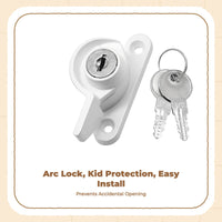 Sliding opening Security Lock, Aluminum Alloy, deterrentTheft, Adjustable, Child resistant, home security