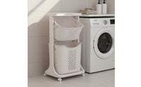 Multi-Tier Laundry Hamper Long-Lasting Bathroom Storage Breathable