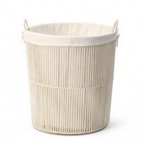Laundry Hamper Sturdy Cotton Rope Hamper Woven for Bedroom, Nursery, Homeowners