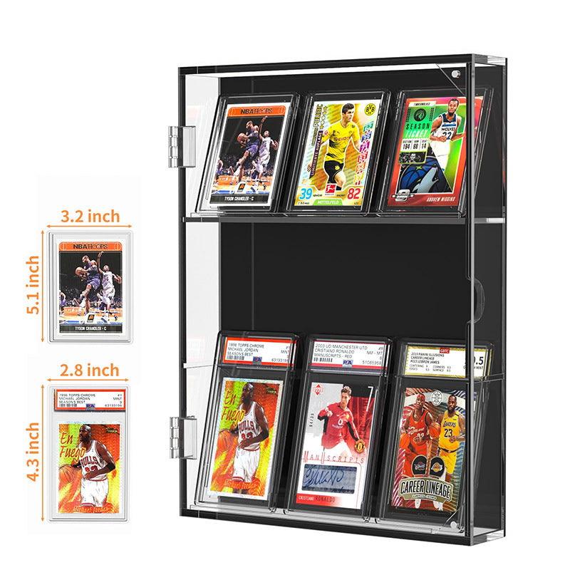 Acrylic Sports Card Storage Box Wall-Mounted Display Case