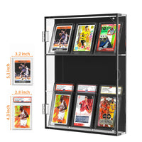 Acrylic Sports Card Storage Box Wall-Mounted Display Case