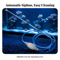 Fish Tank Water Changer Multi-Functional Aquarium Siphon Cleaning Kit Multifunctional Fish Tank Sand Washer for Beginners