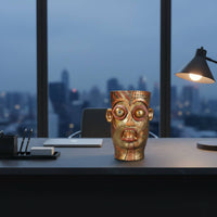Human Facial Planter Resin Facial Planter Shiny Finish House Decoration