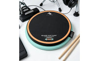 Drum Practice Mat Low-Noise Drum Pad with Mesh Surface High-Resilience Percussion for Drummers, Rehearsal