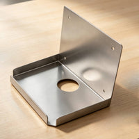 Heavy Duty Shelf Bracket with Tray Thickened Stainless Steel Shelf Bracket Rustproof Support Brackets Space-Saving for Restaurants