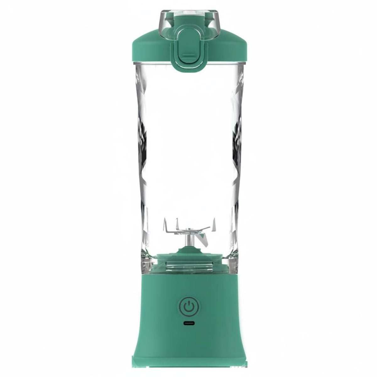 6 Blades Portable Juicer Cup Single-Button Operation Cordless Fruit Blender Food-Grade Material for Office, Gym