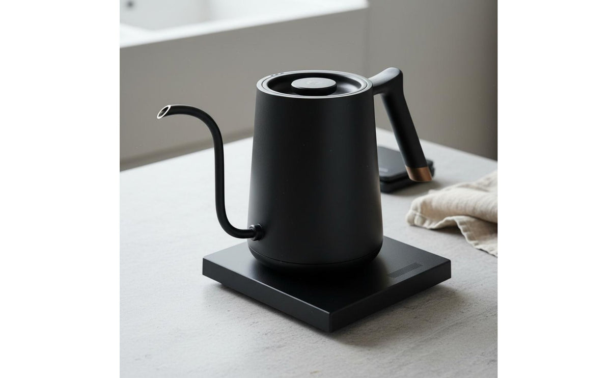 Electric Gooseneck Kettle Keep Warm Function Gooseneck Kettle Smart Coffee Pot Rapid Heating Ergonomic Handle for Baristas, Cafe