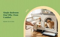 Leak-resistant dog crate for training