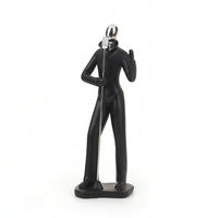 Minimalist Tabletop Ornament Modern Human Figurine Slim Resin Statue Artistic for TV Cabinet