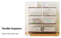 configurable Desk Organizer Multi-Tier Design Desk Hutch Space-Saving for vanity Top