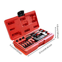 Motorcycle Chain Breaker Tool, Chain Removal & Riveting Repair Kit for Cutting, Installing, and Aligning Chains