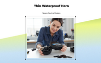 Waterproof Car Horn, High/Low Tone, for SUV & Pickup Mods