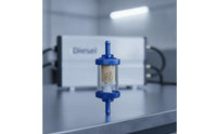 Washable Diesel-Fueled Heater Fuel Filter Stainless Mesh Inline Filter with Clamp Compact Replacement