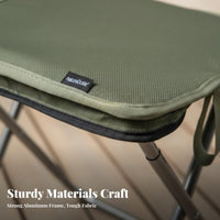 Foldable Design Miniature Camp Stool Compact Portable Seat Lightweight Camping Equipment Quick Setup for Travelers, Backpackers, Fishing, Travel, Outdoors, Backpacking