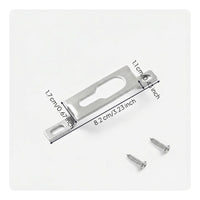 Sliding Door Lock Latch, Adjustable Hook Lock, Zinc Alloy Retainer, Pane Patio Door Hardware Replacement