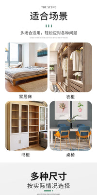 加厚三面角码左右床固定器橱柜层板角铁板托固定角撑家具五金配件
