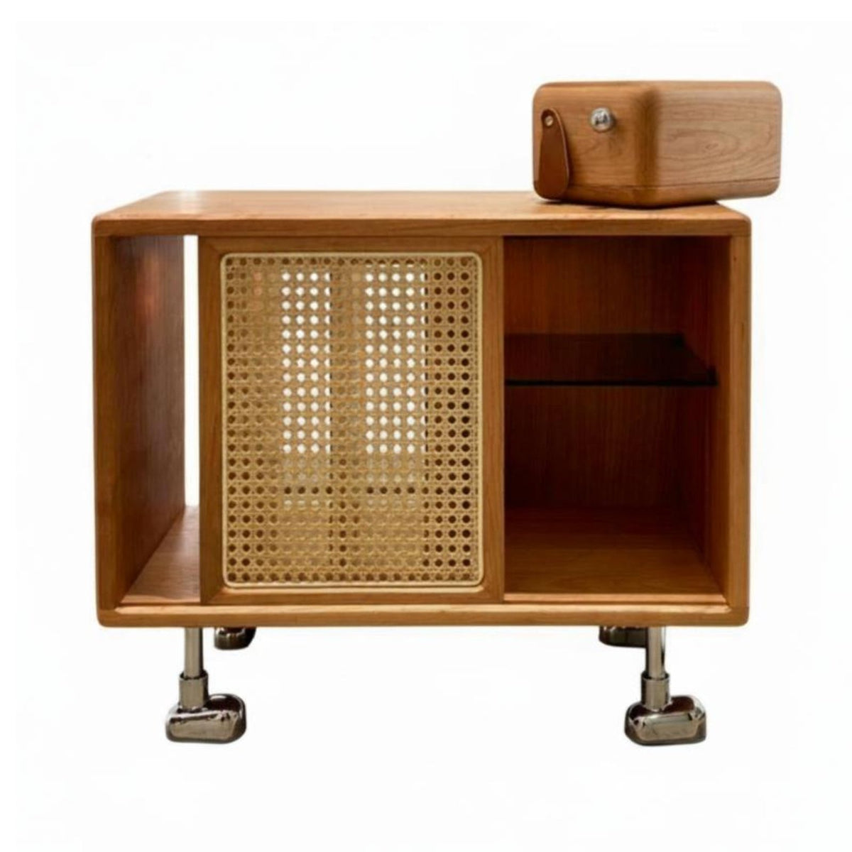 Dog-Shaped End Table Multi-Purpose Side Cabinet Narrow dimensions for Small Spaces