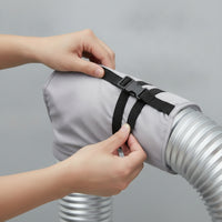 Adjustable Portable A and C Hose Insulation Sleeve Wraparound Portable A and C Hose Insulation Cover Washable Foldable for Apartment