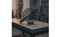 Double Chainring Crankset CNC Machined Crankset with Bottom Bracket Aluminum Alloy Crank Arm Set for Road Bikers, Cyclists