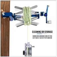 Fly Fishing Line Winder with Cleaning and Storage Function