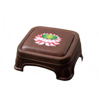 Buddhist Prayer Stool Arched Base Padded Prayer Stool Molded Plastic for Temples