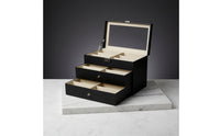 Eyeglass Storage Box Transparent Top Eyewear Organizer with Drawer for Showroom