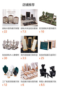 现货直发人像脖子首饰展示架项链展示架桌饰品收纳珠宝摆摊模特架
