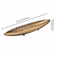 Serving Dish Stainless Steel Tray Rust-Resistant Fish-Shaped Food Plate for Buffet, KTV, Club
