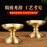 Brass Candle Holder for Home Altar
