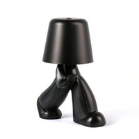 Figurine Lamp Chic Small Table Lamp Space-Saving for Bedroom