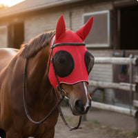 Breathable Horse Fly Mask Protection Reflective Horse Face Cover