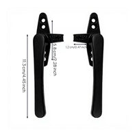 Aluminum Alloy pane Handle, Casement pane Handle, Rotating Crank, Universal Replacement, effortless function, Easy Installation