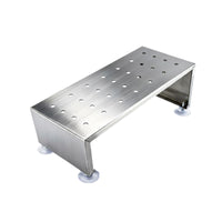 Footrest for Sewing Machine Stitching Apparatus Foot Pad Perforated Suction Cup Foot Pad Polished Pedal Platform