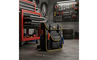 Multi-Pocket Tool Bag with Shoulder Strap Professional Tool Organizer Bag Portable Long-Lasting for Electricians, Technicians, Handymen, Electrical Work