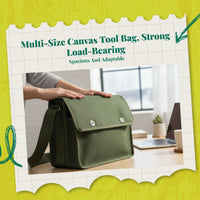 Foldable tool bag with pouches