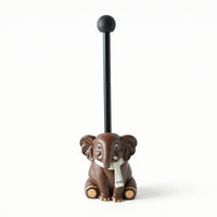 Elephant Toilet Brush and Holder Set Decorative for Bathroom, Kids