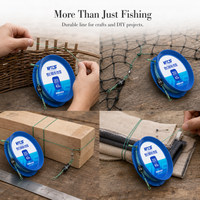Weituosen Pre-Tied Fishing Main Line Set with Swivel, Strong Tension Fishing Line for Taiwan Fishing